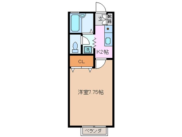 サンポートの物件間取画像